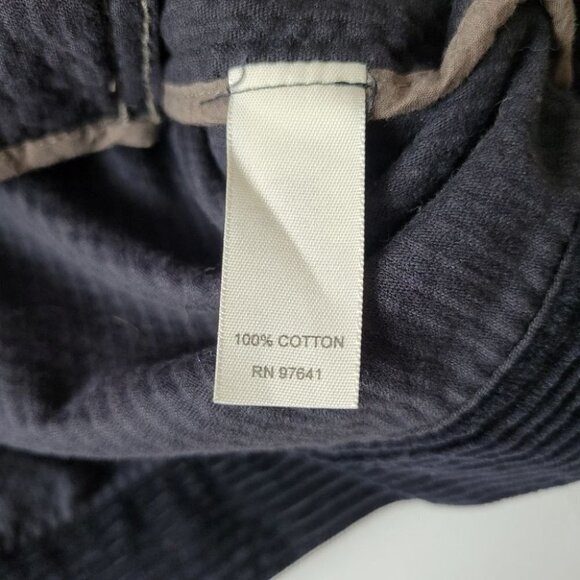 J. Jill Corduroy Jacket Snap Buttons Black L - Picture 13 of 14